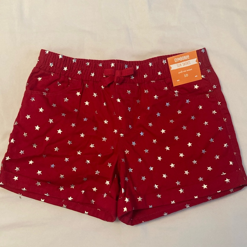 Red Gymboree star shorts